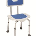 Stolac za tuš s naslonom Blue seat