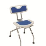 Stolac za tuš s naslonom sklopivi Blue seat