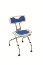 Stolac za tuš s naslonom sklopivi Blue seat